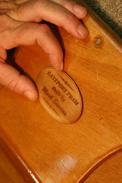 Custom Wood Nameplate - Laser-Cut Inlay/Onlay