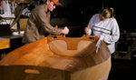 Squeezing clamps on to the transom of an Eastport Pram Thumbnail