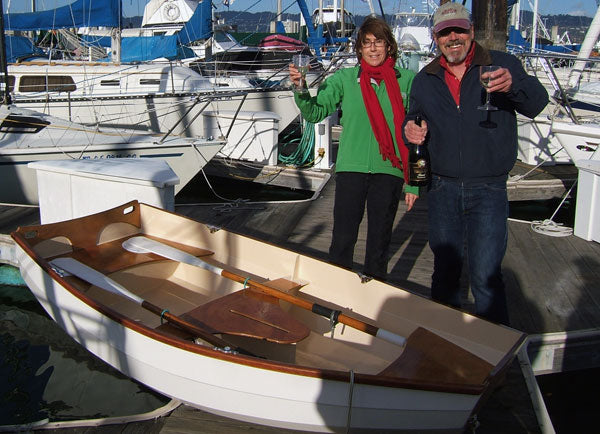 John and Lisa celebrate the launch of their Eastport Pram, LIL LOVE