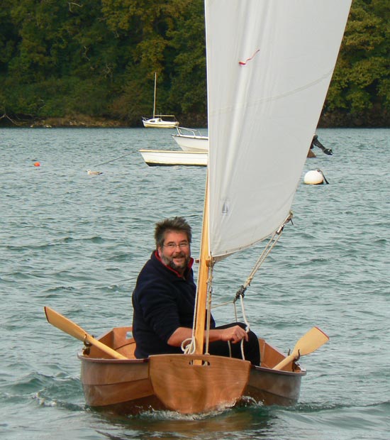 Emmanuel C. enjoying his Eastport Pram in France.
