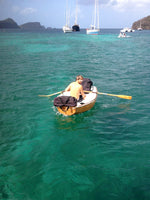 Mungo M. cruised from the UK to the Caribbean with an Eastport Pram as his tender.
 Thumbnail