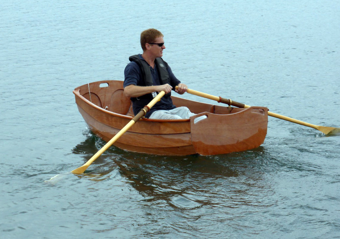 There is ample legroom to stretch out your legs while rowing.