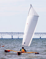Sails for the  CLC SailRig come in three sizes: 40, 55, or 70 sq ft.  Thumbnail