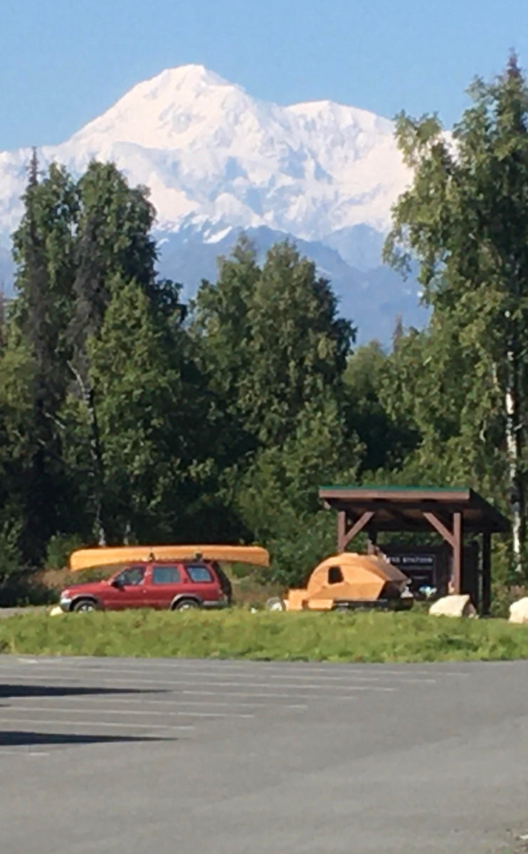 CLC Teardrop Camper in the foothills of Denali.