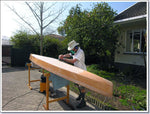 Dave R. working on the construction of his Chesapeake 16 wooden kayak Thumbnail