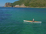 Dave R. paddles his Chesapeake 16 wooden kayak on the Knysna Estuary off the southern tip of Africa Thumbnail