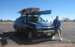 Cartopping Chesapeake 17LT and Mill Creek 16.5 wooden kayaks built by Steven L Thumbnail