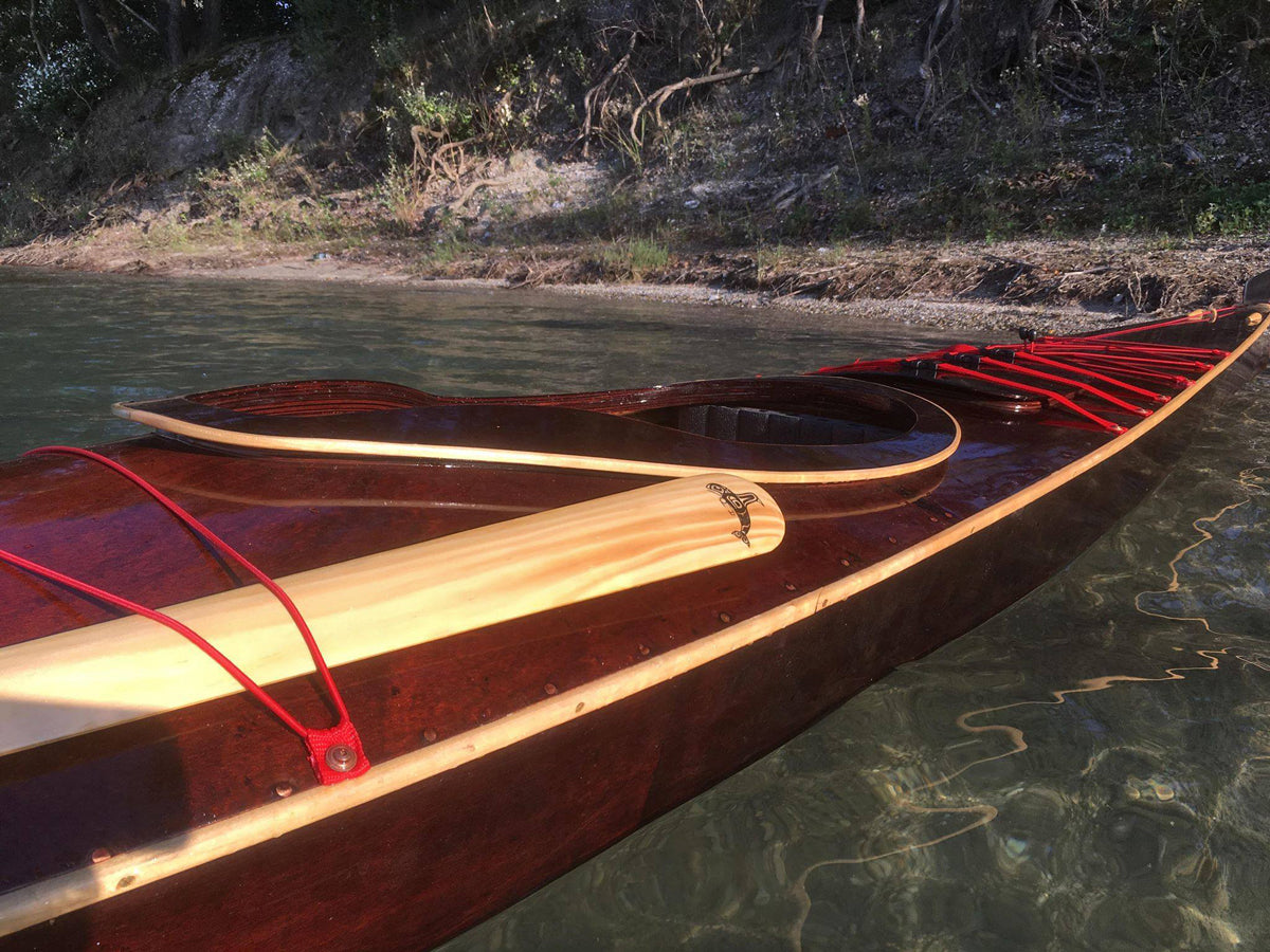 Dark hull with bright accents on a Chesapeake 17LT built by Ottoffy Z in Hungary