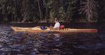 Thomas G. paddling his Chesapeake 17 wooden kayak Thumbnail