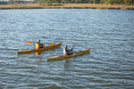 Paddling Chesapeake 17 (left) and 16LT wooden kayaks Thumbnail