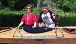 Marty S. and teammate with their medals and the Chesapeake Triple wooden kayak they used to earn them Thumbnail