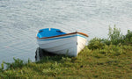 Brightly painted Chester Yawl awaiting its owner Thumbnail
