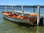 David E. built this Chester Yawl tied up to a dock in Wolfeboro, New Hampshire. Thumbnail