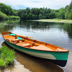 Bright green accent paint on this Chester Yawl built by James F.  Thumbnail