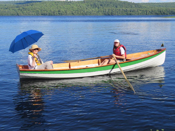 Being a passenger in the stern of a Chester Yawl is almost as much fun as being the second rower.