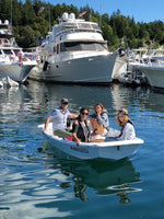 Though it is only 10 feet long, the Gosling 10 can fit a whole family aboard. Thumbnail