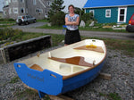 Barbara T. built MARISOL, an Eastport Pram with a gorgeous blue hull.
 Thumbnail