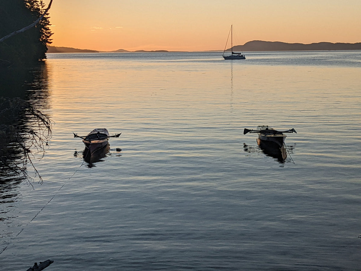 Connie C. photographed her Expedition Wherry on Desolation Sound.