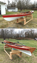 Two views of a recently finished Expedition Wherry. Thumbnail