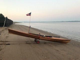 Jim N. rowed from NYC to Atlantic City in his Expedition Wherry.