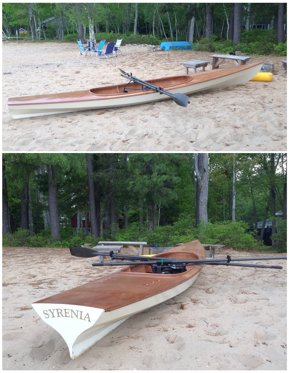 Chris W. built this Expedition Wherry, which he named SYRENIA.