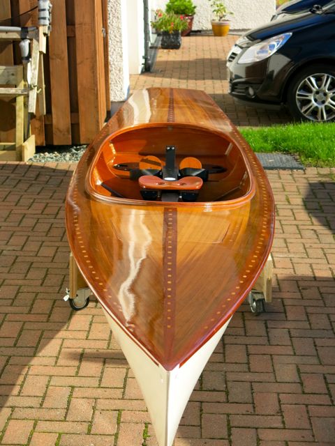 Expedition Wherry with dashing stripped deck.