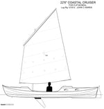 The final sail plan used on the Faering Cruiser Thumbnail