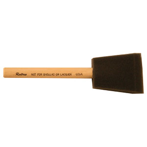2 inch foam finishing brush