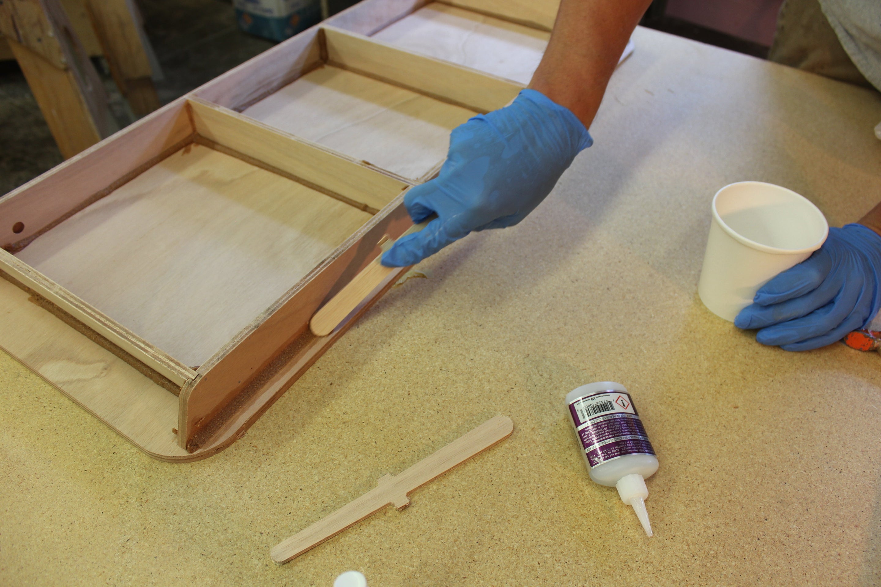 Folding Step Stool Kit (with epoxy)