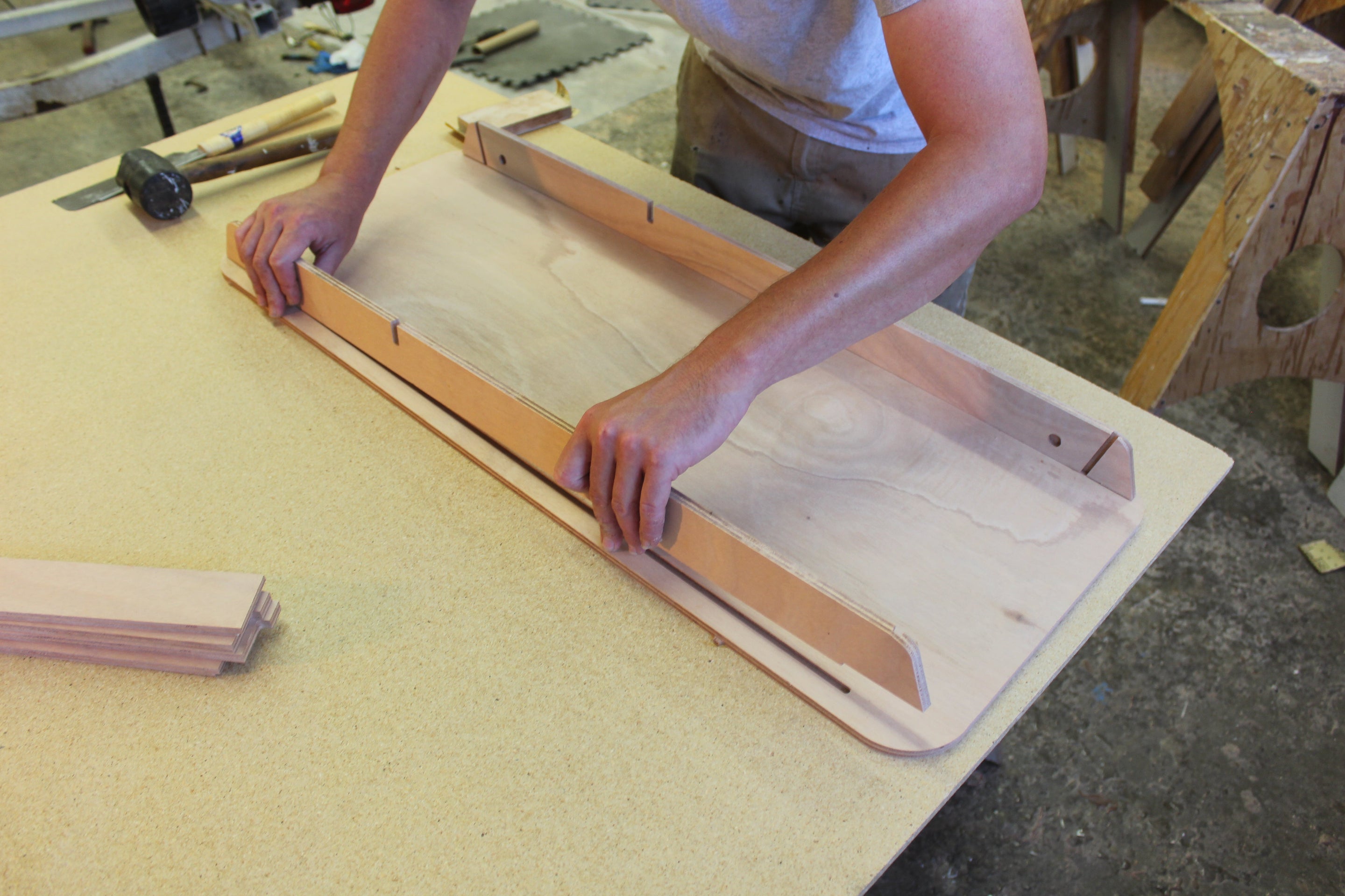 Folding Step Stool Kit (with epoxy)