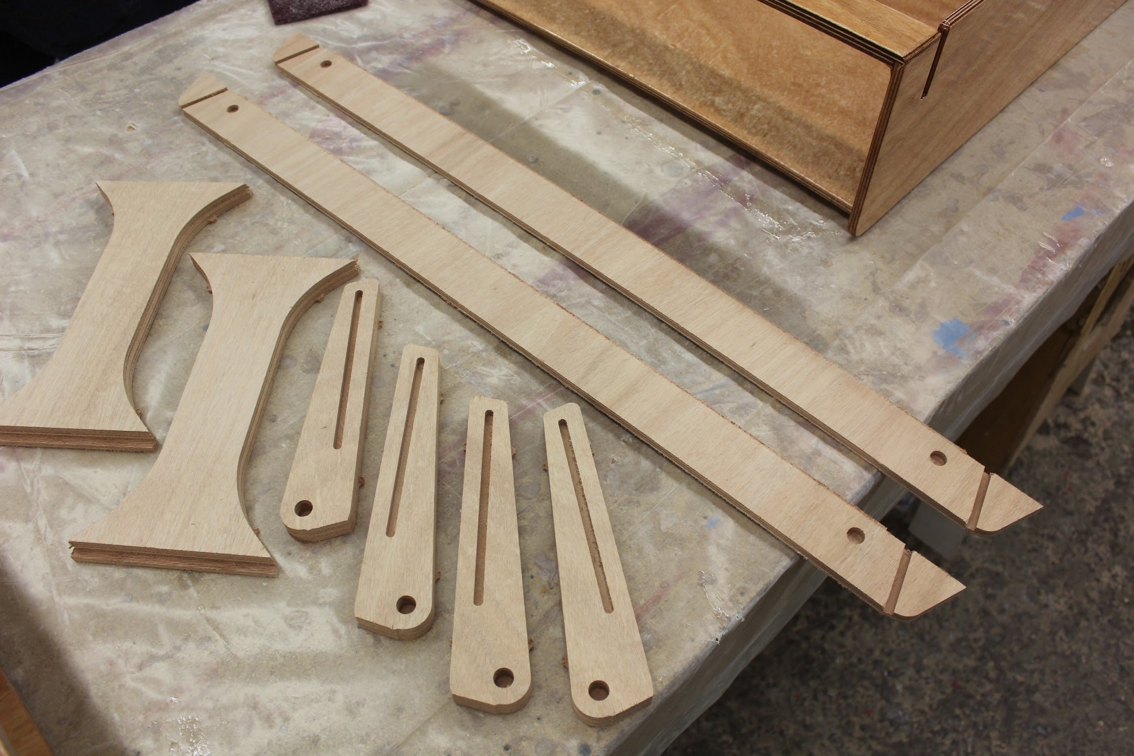 Folding Step Stool Kit (with epoxy)