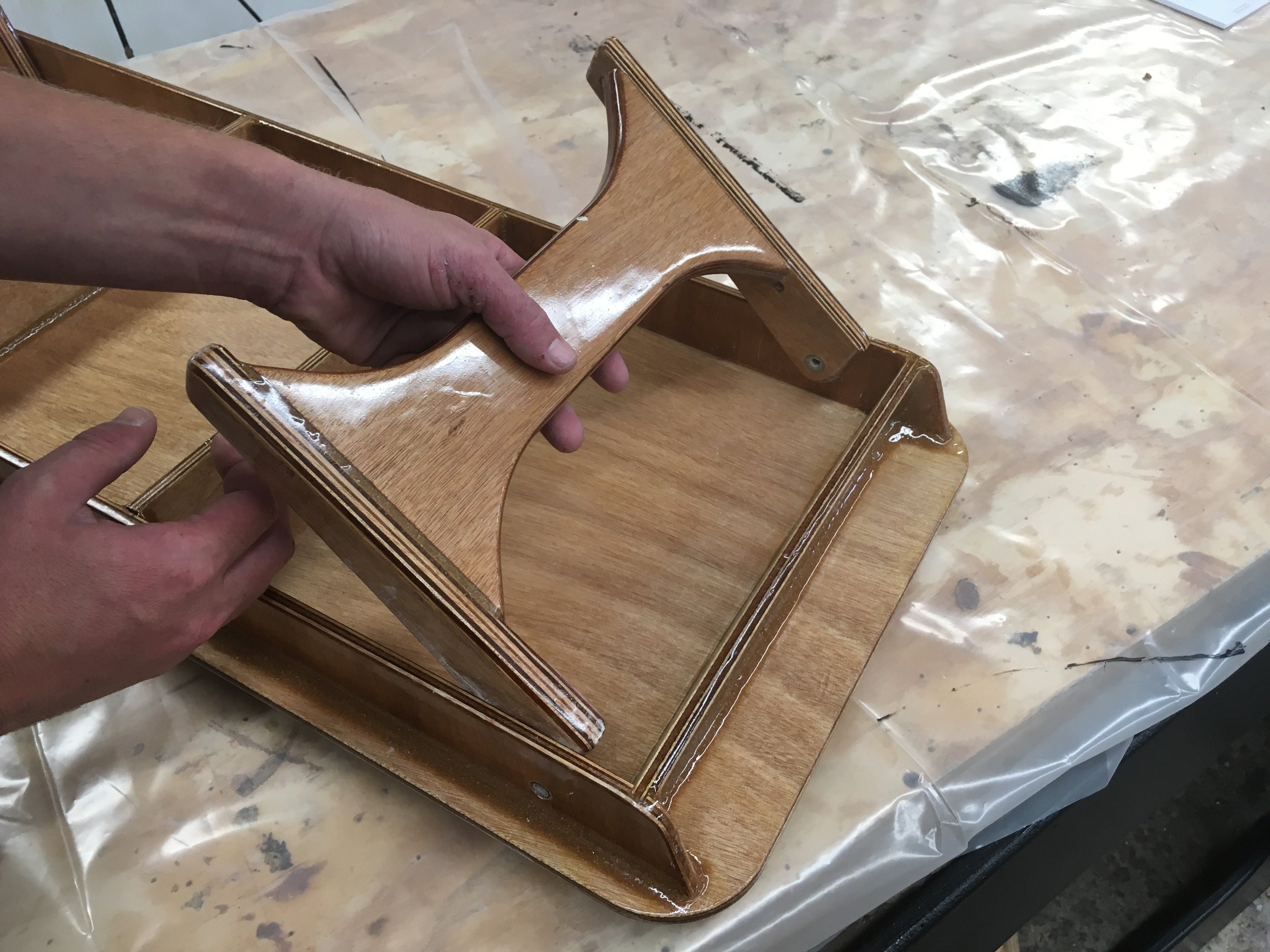 Folding Step Stool Kit (with epoxy)