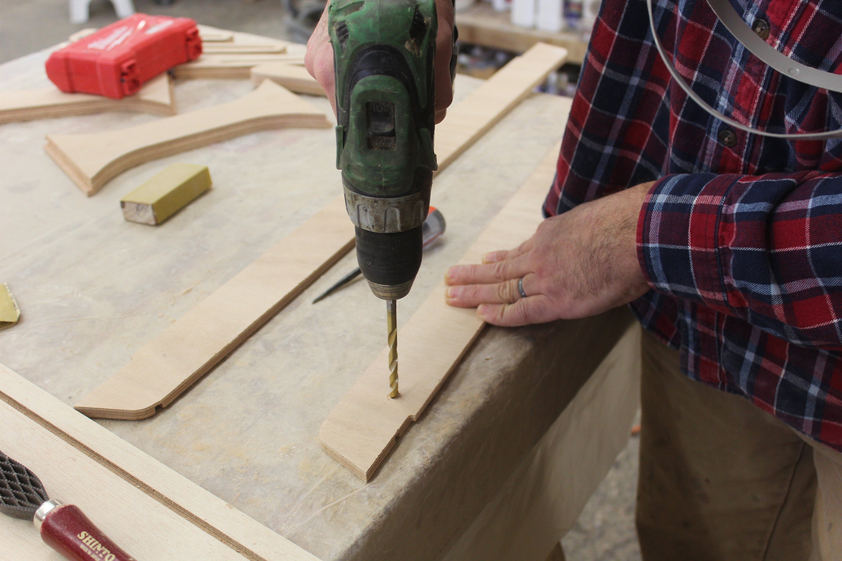 Folding Step Stool Kit (with epoxy)
