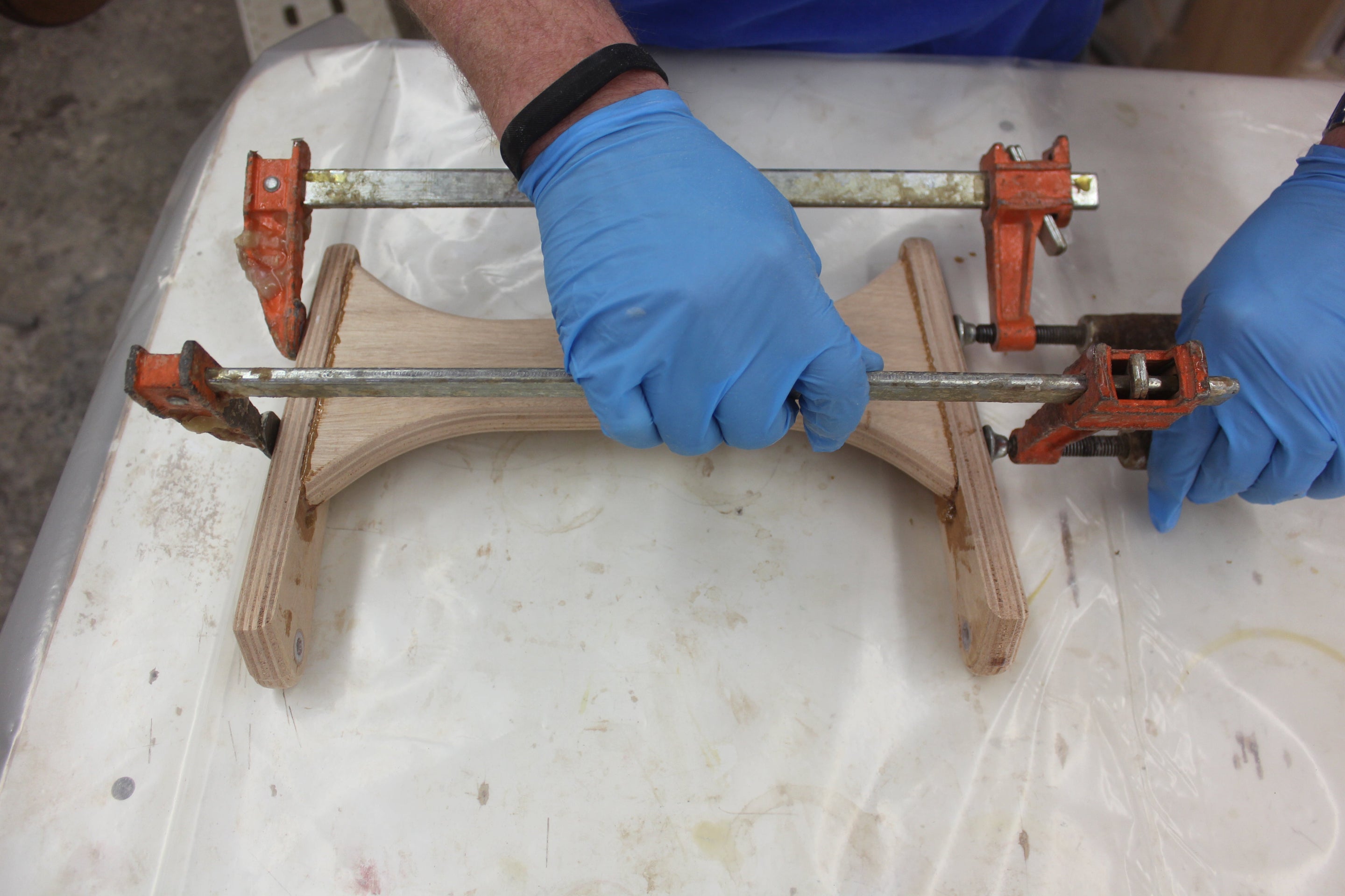 Folding Step Stool Kit (with epoxy)