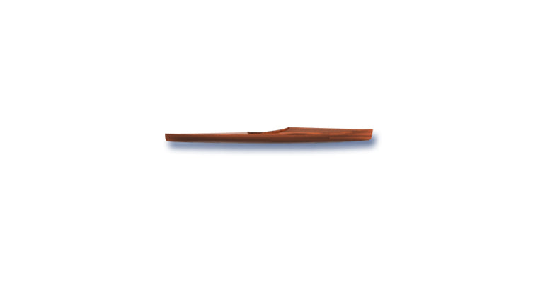 A side view rendering of a Great Auk 14 sea kayak