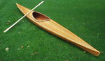 A blonde strip pattern on a Great Auk 17 sea kayak built by John E. Thumbnail