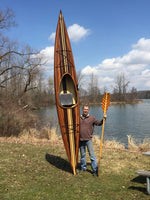 A Great Auk 17 sea kayak and builder Curt W. at Pymatuning State Park Thumbnail