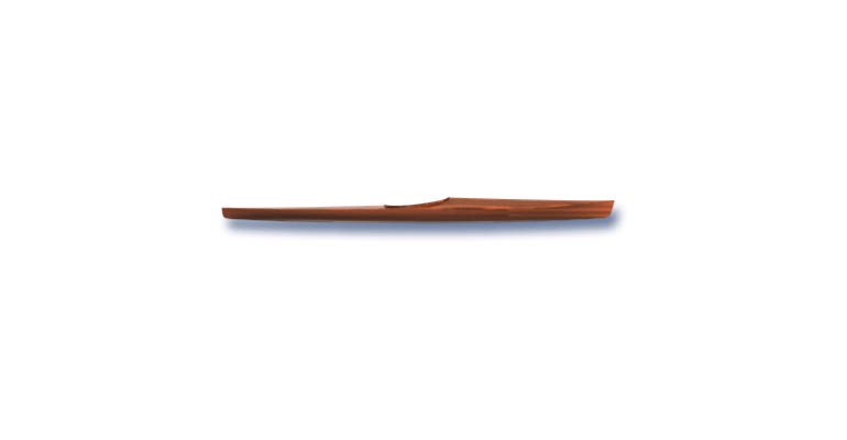 Side view rendering of a Great Auk 17 sea kayak