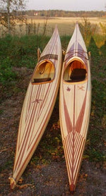 Guillemot Single wooden kayaks built by Heikki L Thumbnail