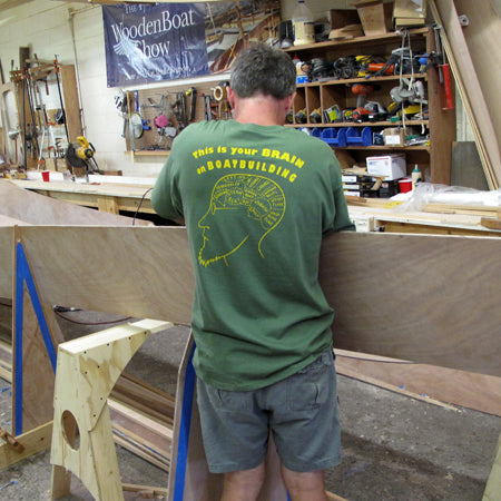 Your Brain on Boat Building Tee