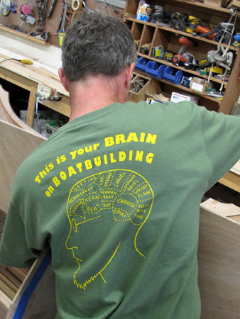 Your Brain on Boat Building Tee