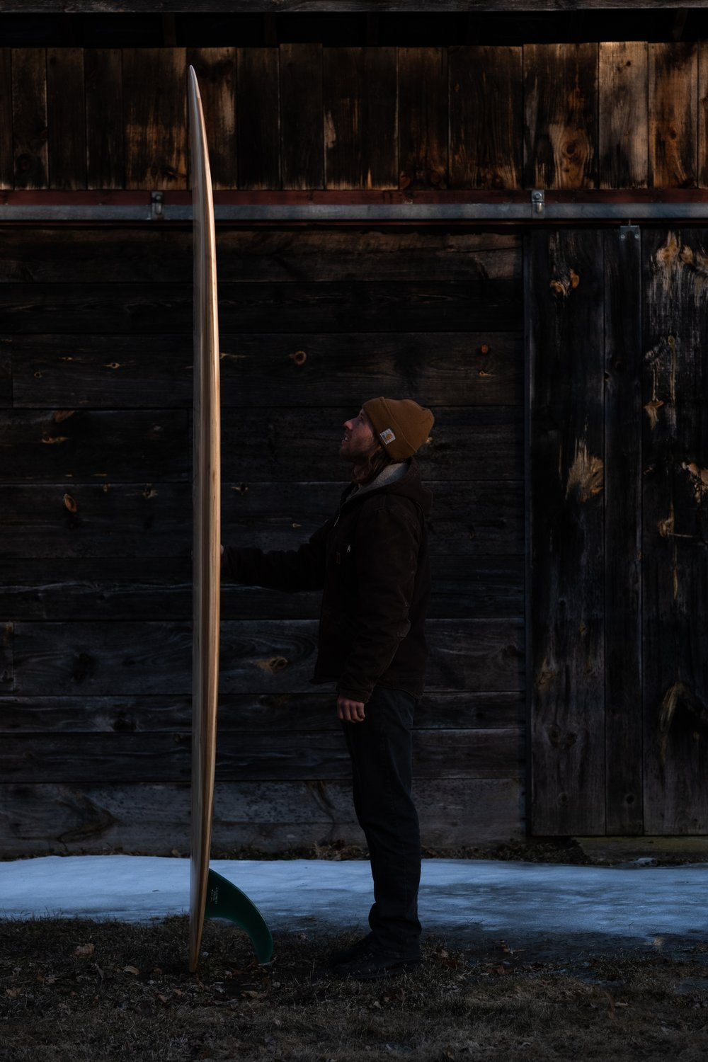 Profile of Grain's Waterlog Surfboard