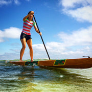 Handling a paddleboard builds your core muscles as strength and balance work together to propel you through the water.