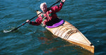 Derek H. bracing a Chesapeake 16LT wooden kayak Thumbnail