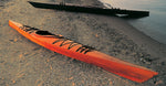 A Chesapeake 16LT wooden kayak on the beach at Sandy Point Thumbnail