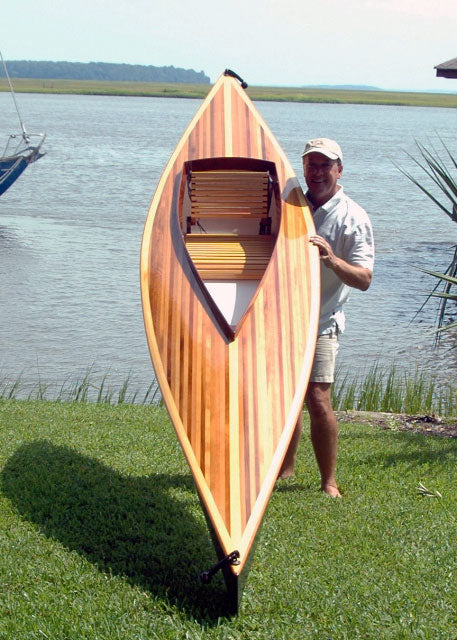 Bob V. built this hybrid version of the Mill Creek 13 kayak in Savannah, Georgia.