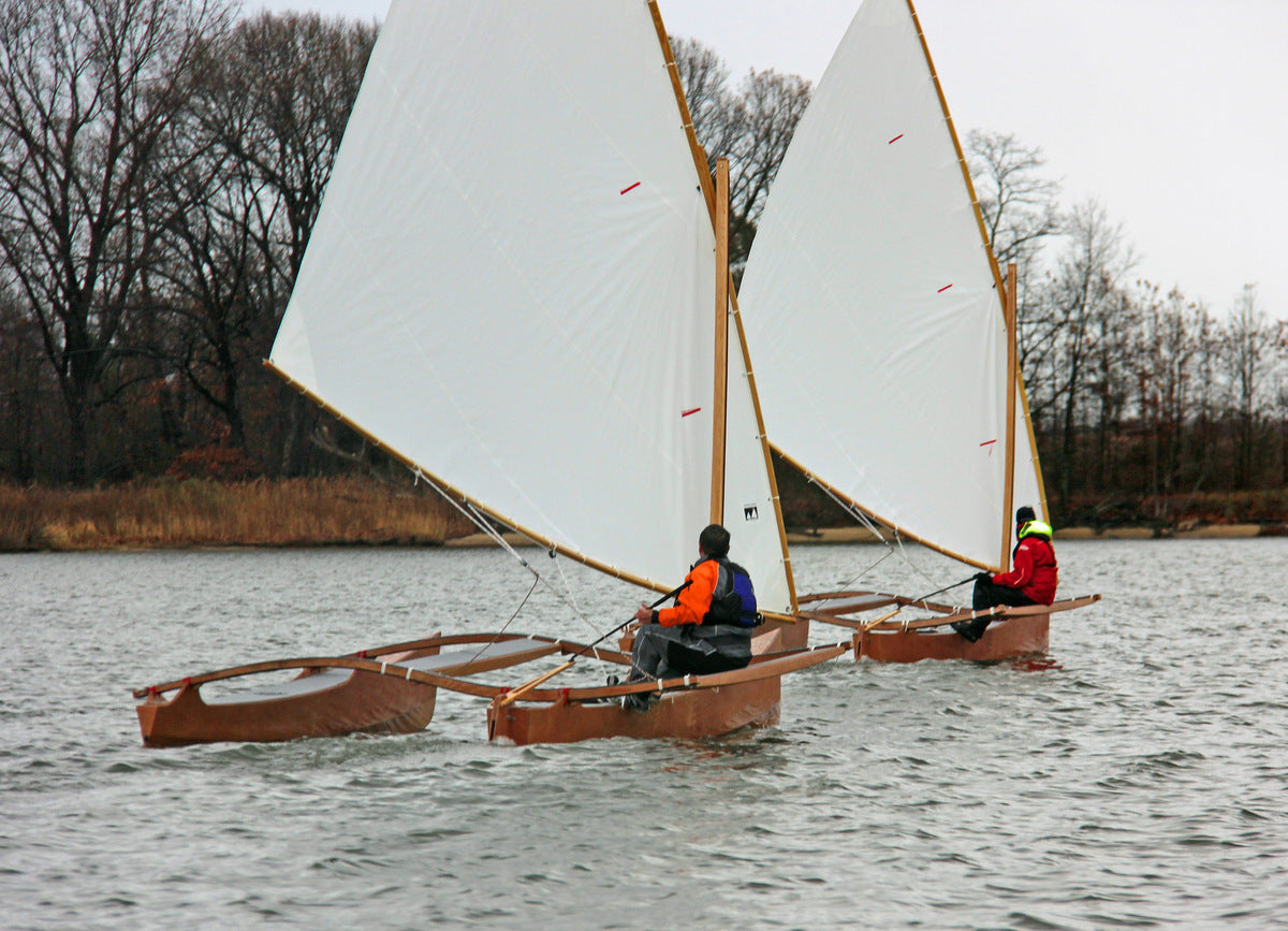 Two Outrigger Juniors on the Wye River in Maryland