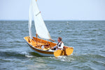 Passagemaker Dinghy with a Sloop Rig, sailing Crab Alley Bay, MD Thumbnail