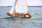 Passagemaker Dinghy with a Sloop sailing rig, seen sailing Crab Alley, Eastern Chesapeake Bay Thumbnail