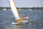 Passagemaker Dinghy with a Sloop Rig, sailing Crab Alley Bay, MD Thumbnail